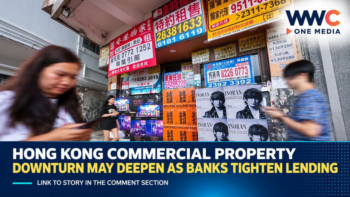 Hong Kong Commercial Property Downturn May Deepen as Banks Tighten Lending