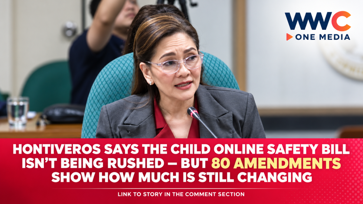 Hontiveros Says the Child Online Safety Bill Isn’t Being Rushed — But 80 Amendments Show How Much Is Still Changing