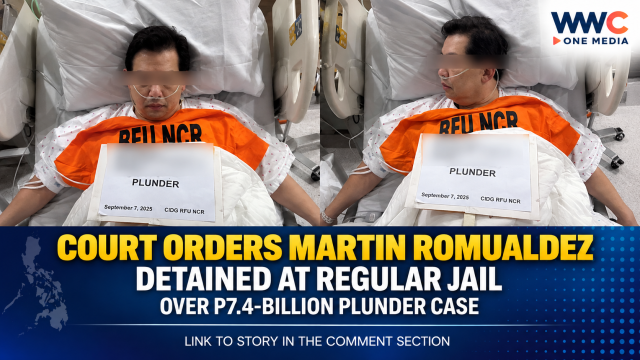 Court Orders Martin Romualdez Detained at Regular Jail Over P7.4-Billion Plunder Case