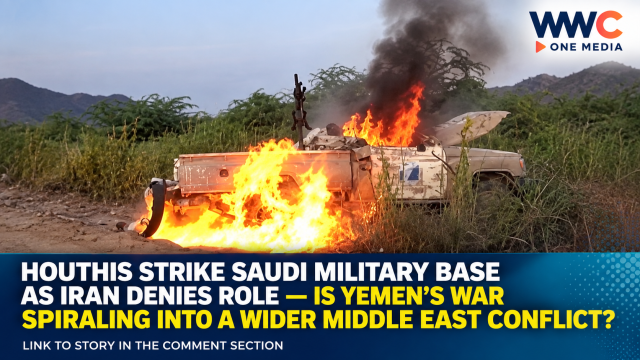 Houthis Strike Saudi Military Base as Iran Denies Role — Is Yemen’s War Spiraling Into a Wider Middle East Conflict?