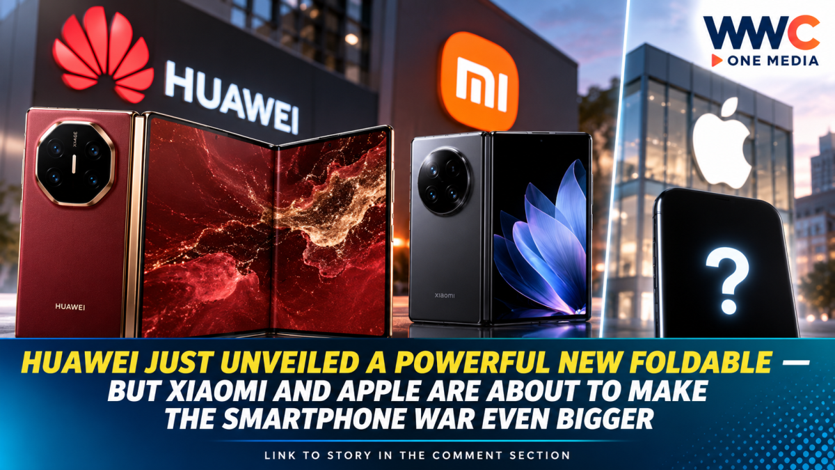 Huawei Just Unveiled a Powerful New Foldable — But Xiaomi and Apple Are About to Make the Smartphone War Even Bigger