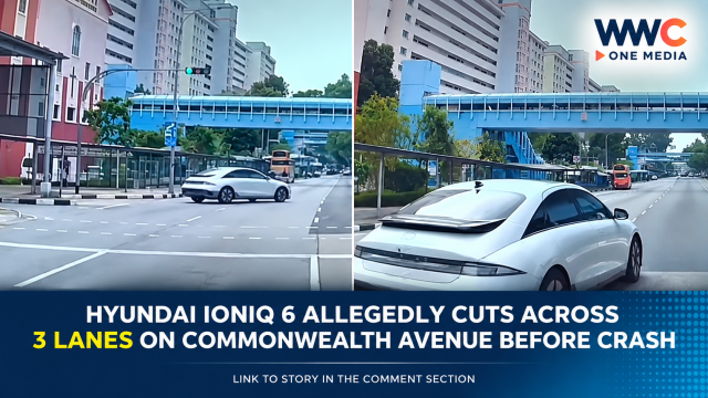 Hyundai Ioniq 6 Allegedly Cuts Across 3 Lanes on Commonwealth Avenue Before Crash