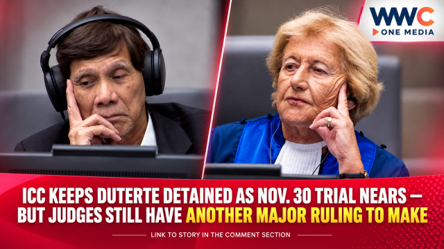 ICC Keeps Duterte Detained as Nov. 30 Trial Nears — But Judges Still Have Another Major Ruling to Make