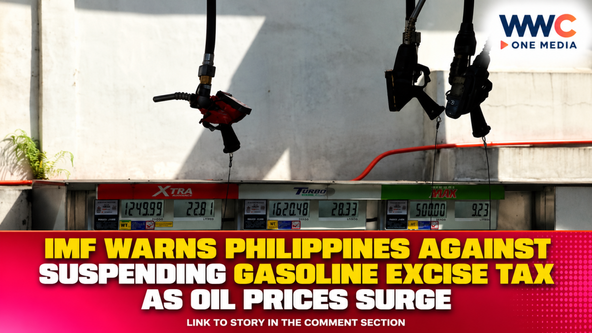IMF Warns Philippines Against Suspending Gasoline Excise Tax as Oil Prices Surge