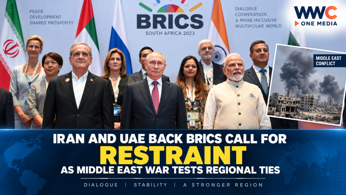 Iran and UAE Back BRICS Call for Restraint as Middle East War Tests Regional Ties