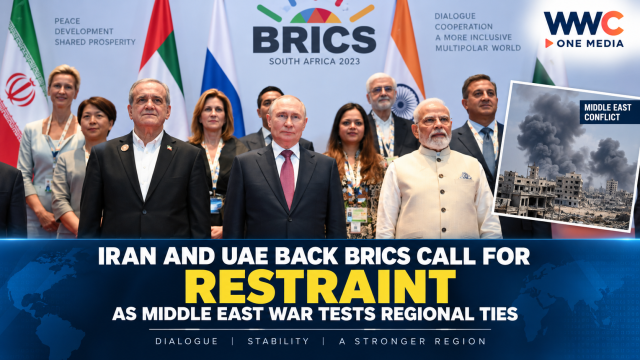 Iran and UAE Back BRICS Call for Restraint as Middle East War Tests Regional Ties