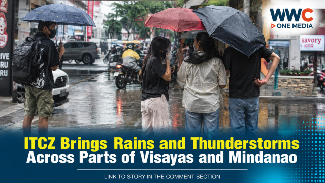 ITCZ Brings Rains and Thunderstorms Across Parts of Visayas and Mindanao