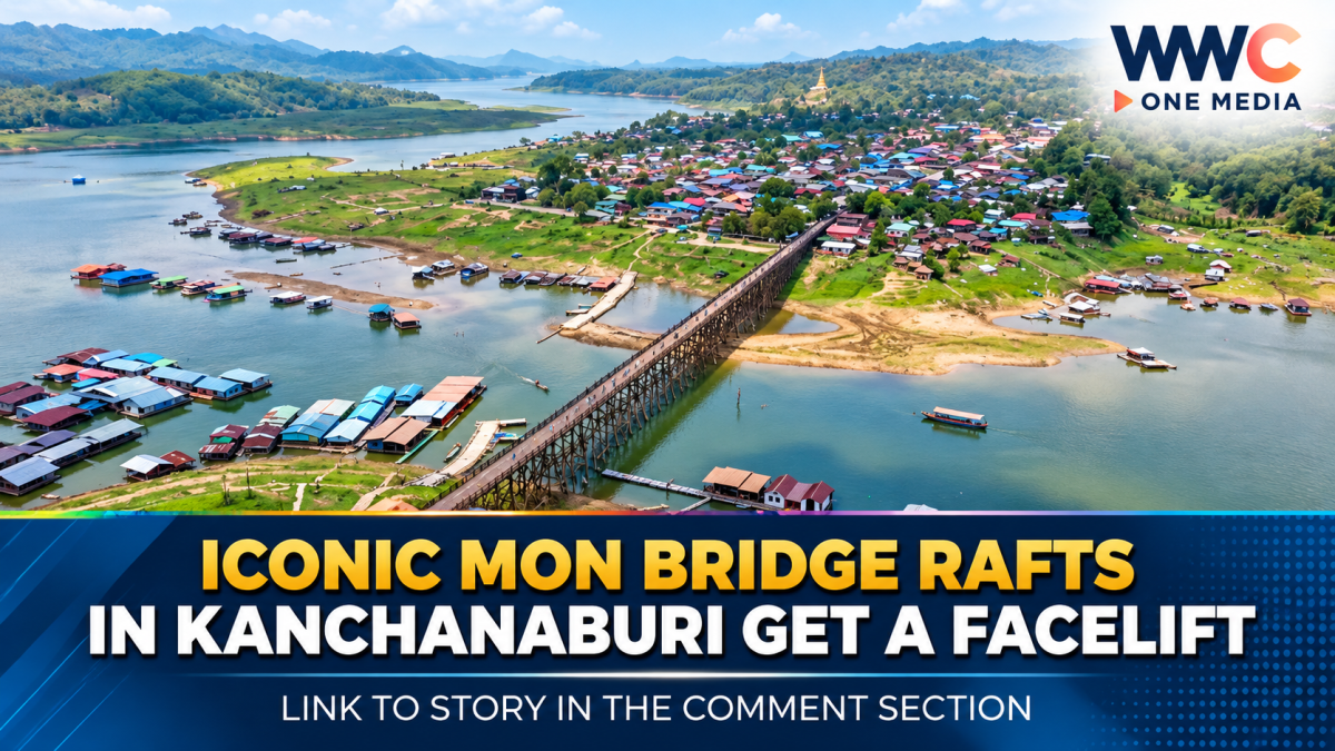 Iconic Mon Bridge Rafts in Kanchanaburi Get a Facelift