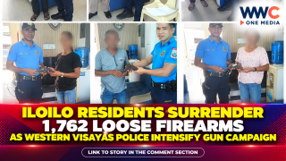 Iloilo Residents Surrender 1,762 Loose Firearms as Western Visayas Police Intensify Gun Campaign
