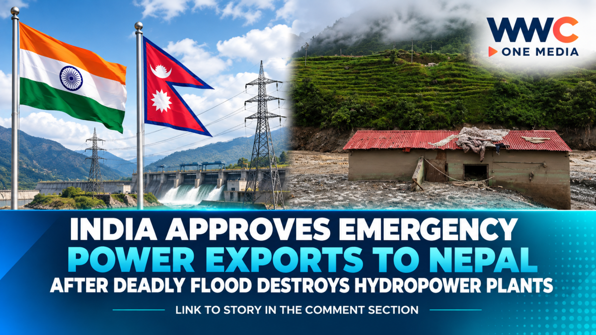 India Approves Emergency Power Exports to Nepal After Deadly Flood Destroys Hydropower Plants