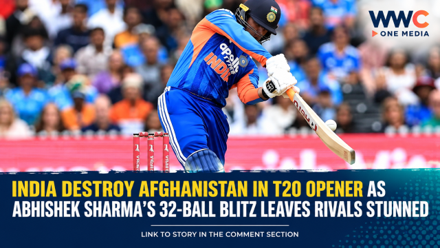 India Destroy Afghanistan in T20 Opener as Abhishek Sharma’s 32-Ball Blitz Leaves Rivals Stunned