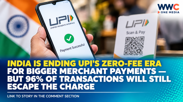 India Is Ending UPI’s Zero-Fee Era for Bigger Merchant Payments — But 96% of Transactions Will Still Escape the Charge