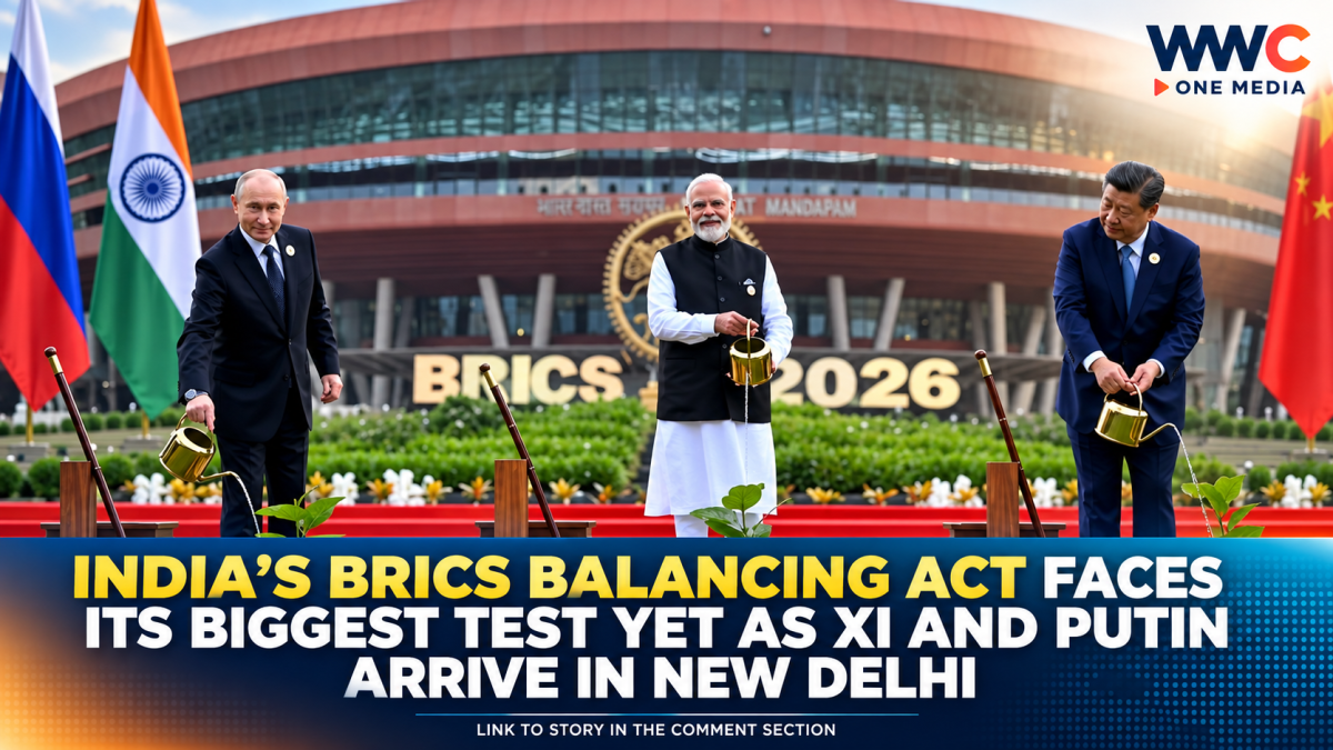 India’s BRICS Balancing Act Faces Its Biggest Test Yet as Xi and Putin Arrive in New Delhi