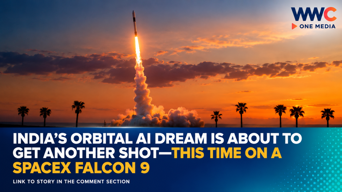 India’s Orbital AI Dream Is About to Get Another Shot—This Time on a SpaceX Falcon 9