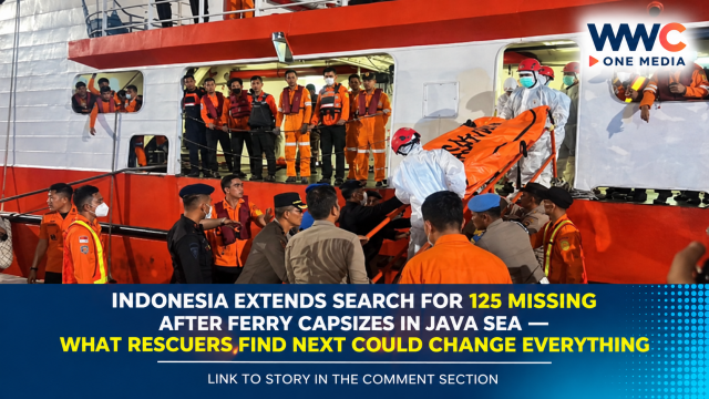 Indonesia Extends Search for 125 Missing After Ferry Capsizes in Java Sea — What Rescuers Find Next Could Change Everything