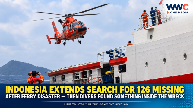 Indonesia Extends Search for 126 Missing After Ferry Disaster — Then Divers Found Something Inside the Wreck
