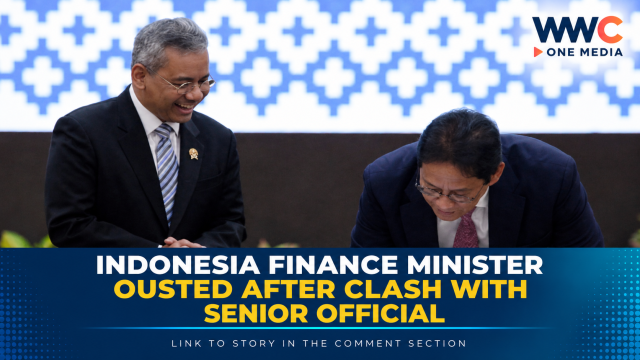 Indonesia Finance Minister Ousted After Clash With Senior Official