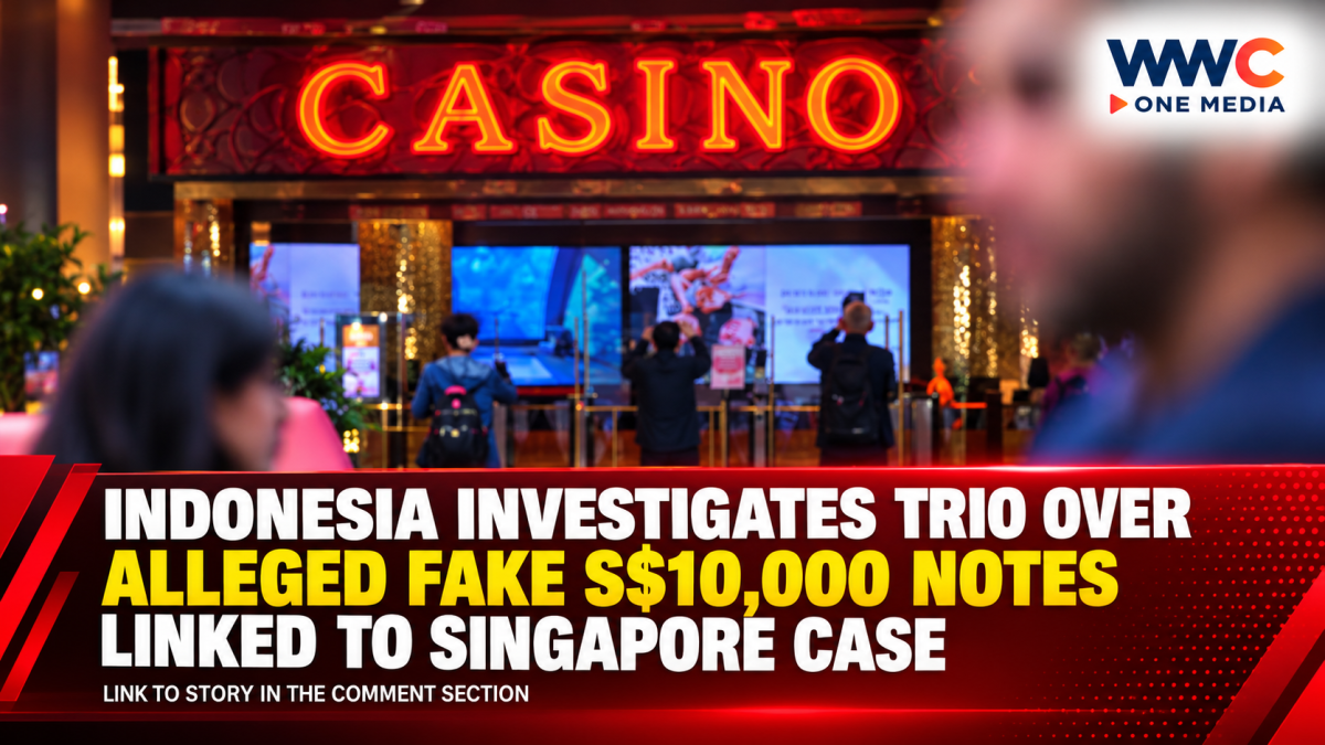Indonesia Investigates Trio Over Alleged Fake S$10,000 Notes Linked to Singapore Case