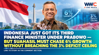 Indonesia Just Got Its Third Finance Minister Under Prabowo — But Suahasil Must Chase 6% Growth Without Breaching the 3% Deficit Ceiling