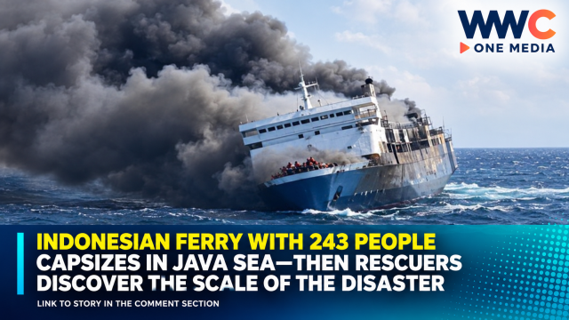 Indonesian Ferry With 243 People Capsizes in Java Sea—Then Rescuers Discover the Scale of the Disaster