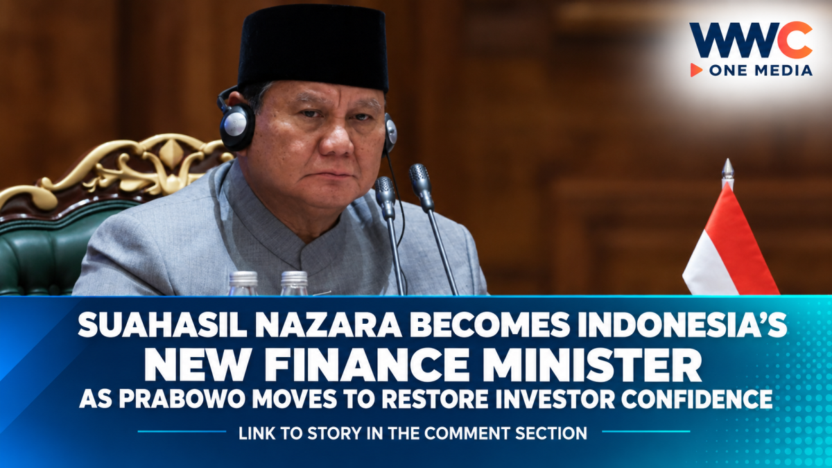 Suahasil Nazara Becomes Indonesia’s New Finance Minister as Prabowo Moves to Restore Investor Confidence