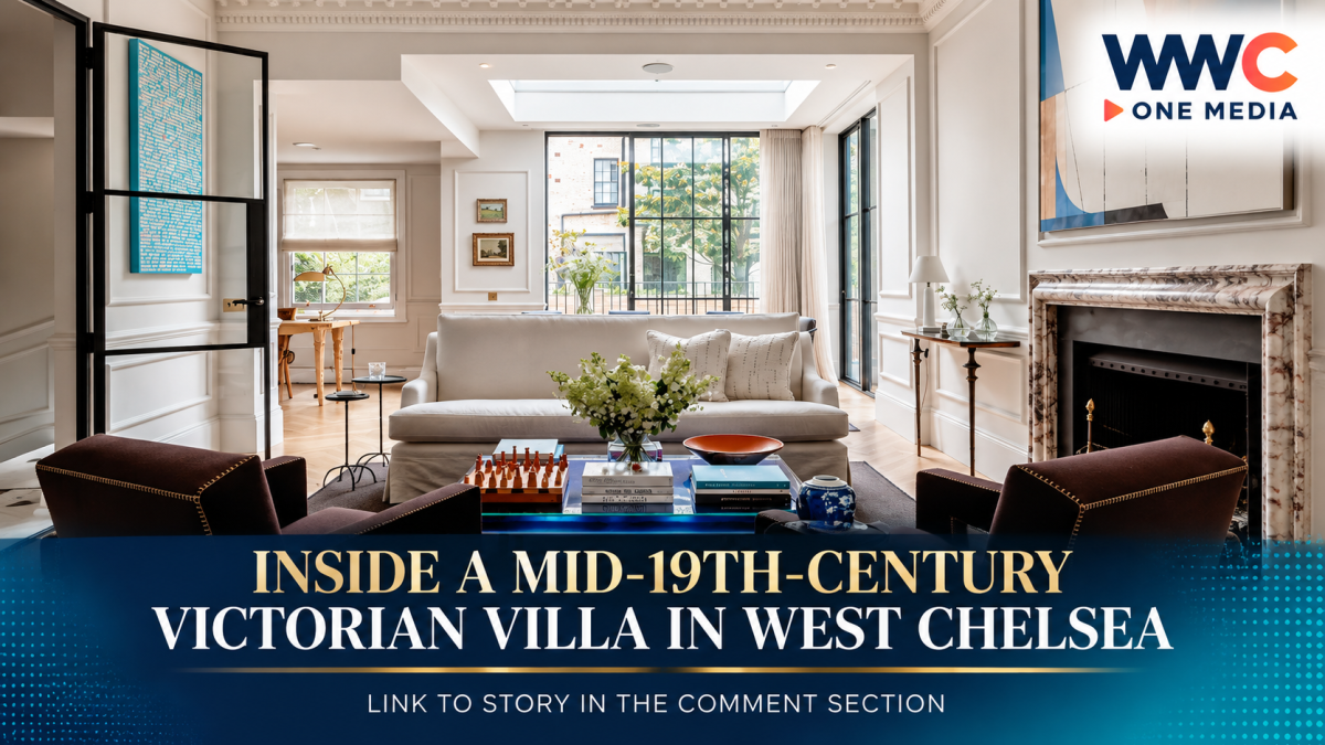 Inside a Mid-19th-Century Victorian Villa in West Chelsea