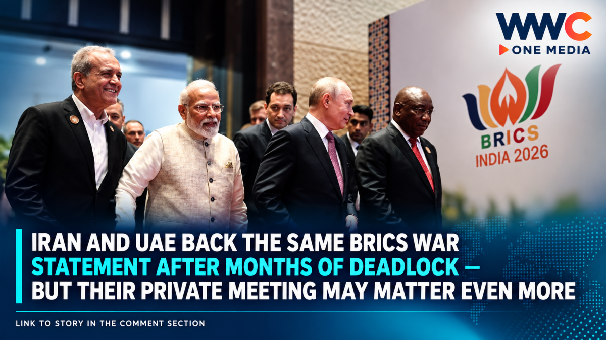 Iran and UAE Back the Same BRICS War Statement After Months of Deadlock — But Their Private Meeting May Matter Even More