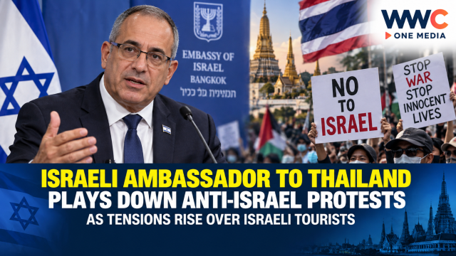 Israeli Ambassador to Thailand Plays Down Anti-Israel Protests as Tensions Rise Over Israeli Tourists