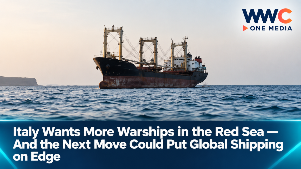Italy Wants More Warships in the Red Sea — And the Next Move Could Put Global Shipping on Edge