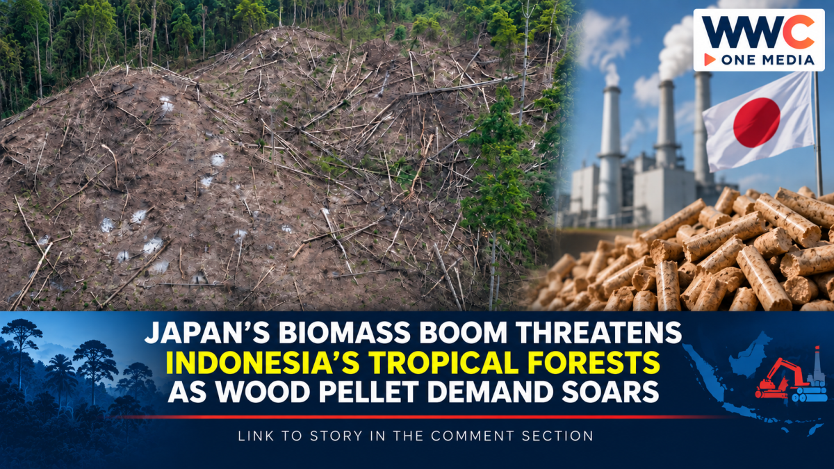 Japan’s Biomass Boom Threatens Indonesia’s Tropical Forests as Wood Pellet Demand Soars