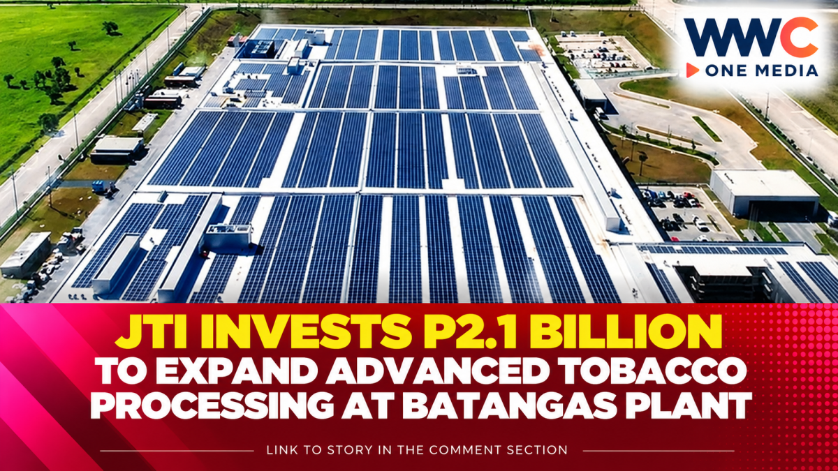 JTI Invests P2.1 Billion to Expand Advanced Tobacco Processing at Batangas Plant