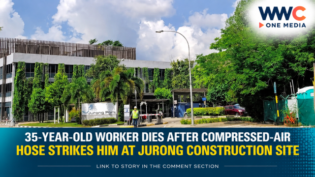 35-Year-Old Worker Dies After Compressed-Air Hose Strikes Him at Jurong Construction Site