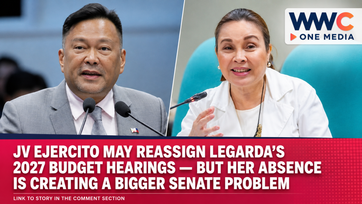 JV Ejercito May Reassign Legarda’s 2027 Budget Hearings — But Her Absence Is Creating a Bigger Senate Problem