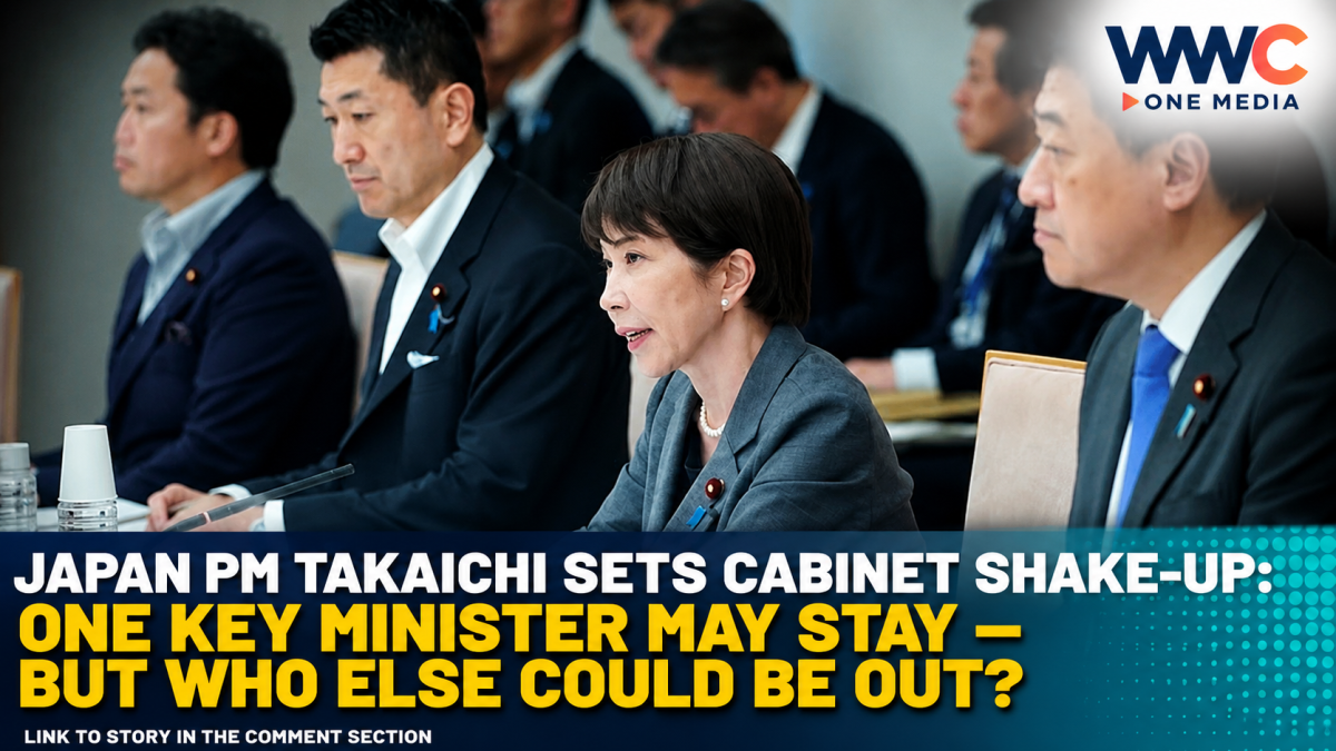 JAPAN PM TAKAICHI SETS CABINET SHAKE-UP: One Key Minister May Stay — But Who Else Could Be Out?