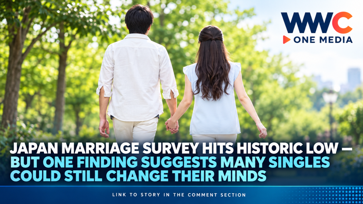 Japan Marriage Survey Hits Historic Low — But One Finding Suggests Many Singles Could Still Change Their Minds