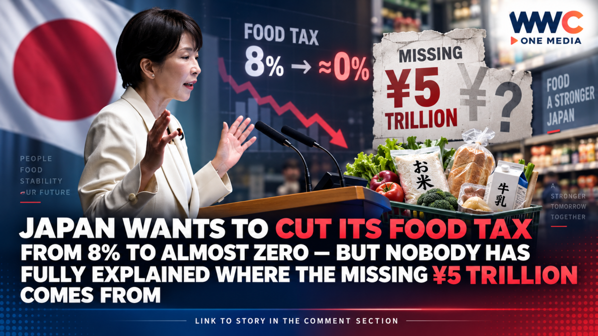 Japan Wants to Cut Its Food Tax From 8% to Almost Zero — But Nobody Has Fully Explained Where the Missing ¥5 Trillion Comes From