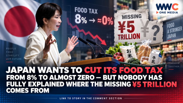 Japan Wants to Cut Its Food Tax From 8% to Almost Zero — But Nobody Has Fully Explained Where the Missing ¥5 Trillion Comes From