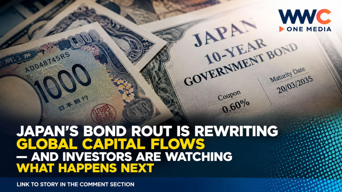 Japan’s Bond Rout Is Rewriting Global Capital Flows — And Investors Are Watching What Happens Next