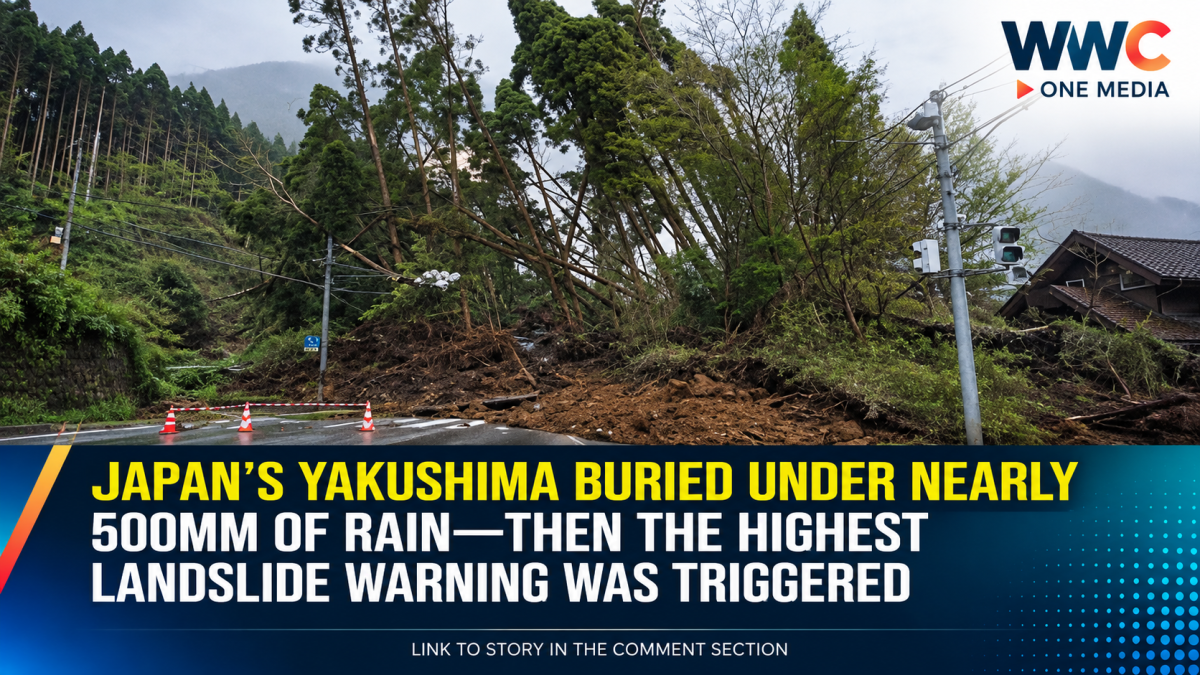 Japan’s Yakushima Buried Under Nearly 500mm of Rain—Then the Highest Landslide Warning Was Triggered