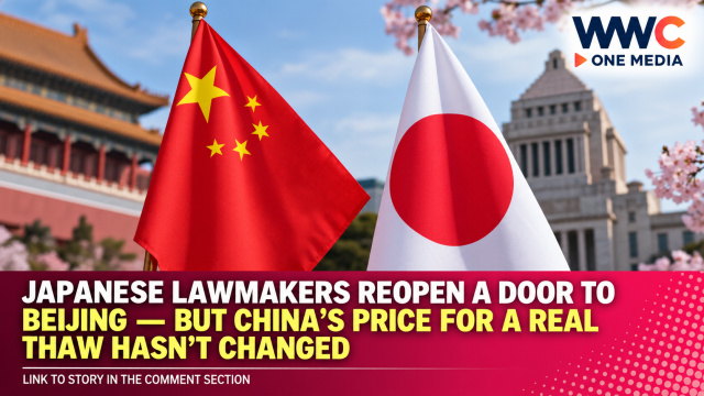 Japanese Lawmakers Reopen a Door to Beijing — But China’s Price for a Real Thaw Hasn’t Changed
