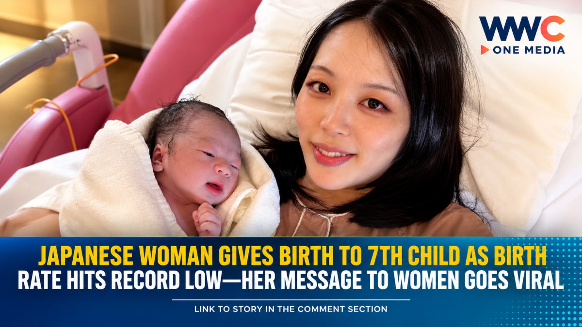Japanese Woman Gives Birth to 7th Child as Birth Rate Hits Record Low—Her Message to Women Goes Viral