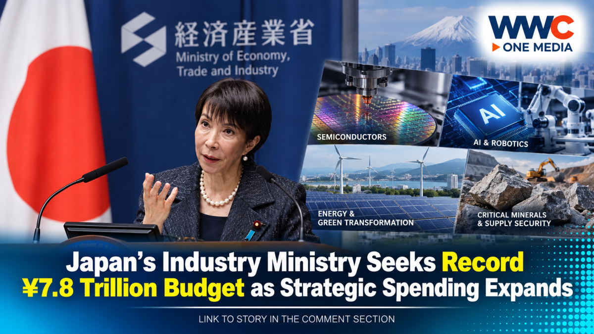 Japan’s Industry Ministry Seeks Record ¥7.8 Trillion Budget as Strategic Spending Expands