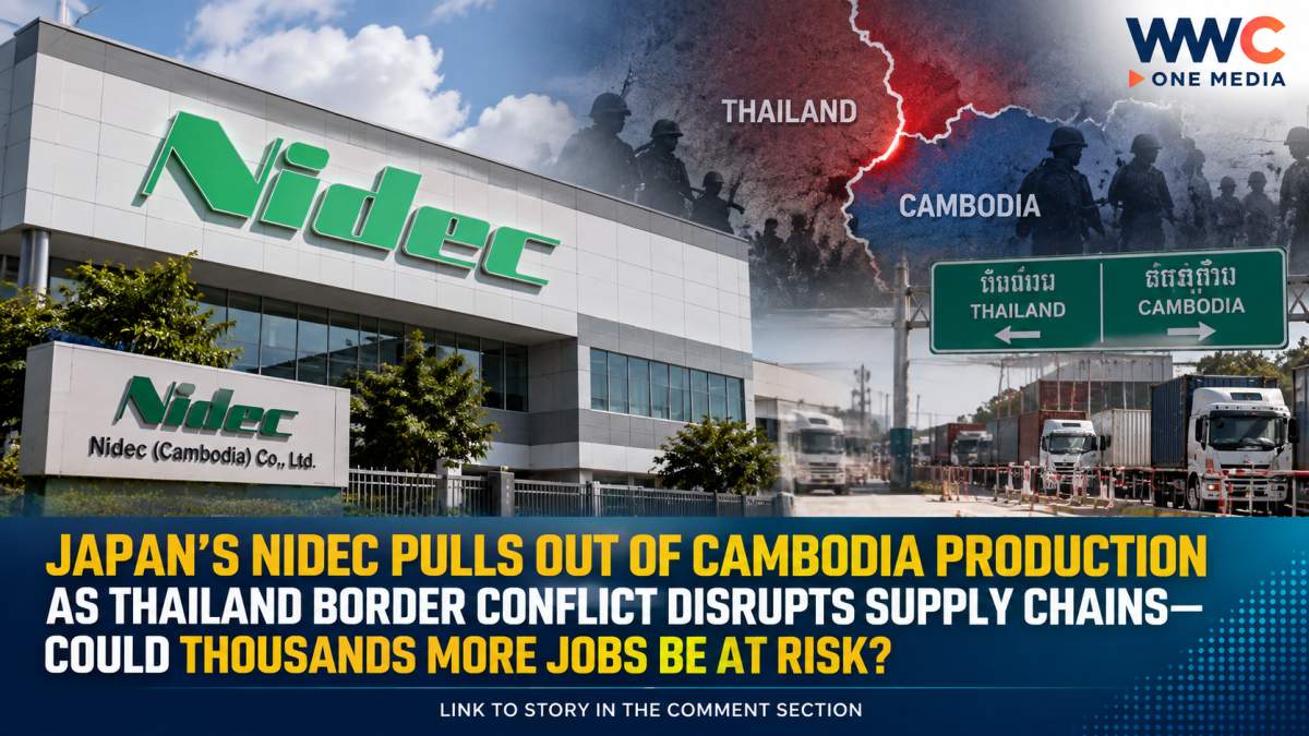 Japan’s Nidec Pulls Out of Cambodia Production as Thailand Border Conflict Disrupts Supply Chains—Could Thousands More Jobs Be at Risk?