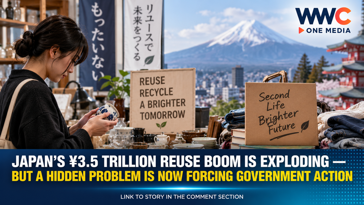Japan’s ¥3.5 Trillion Reuse Boom Is Exploding — But a Hidden Problem Is Now Forcing Government Action