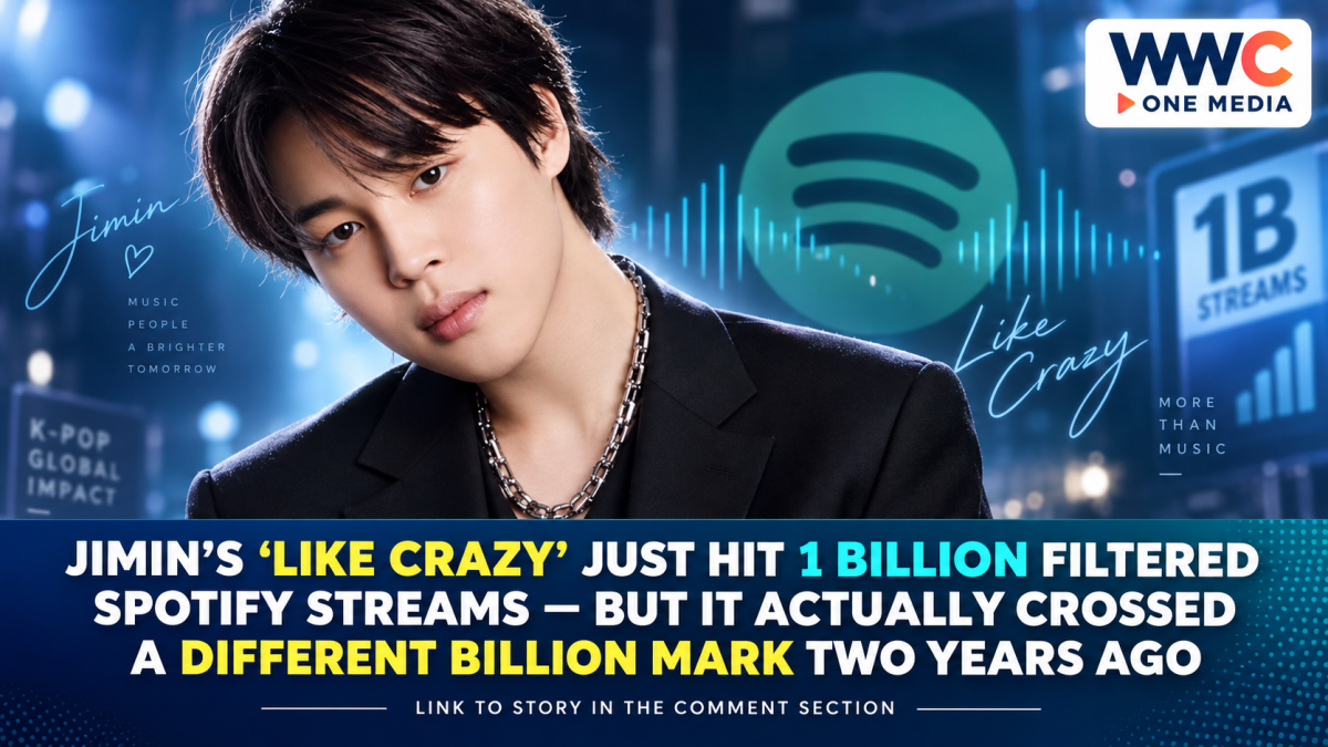Jimin’s ‘Like Crazy’ Just Hit 1 Billion Filtered Spotify Streams — But It Actually Crossed a Different Billion Mark Two Years Ago