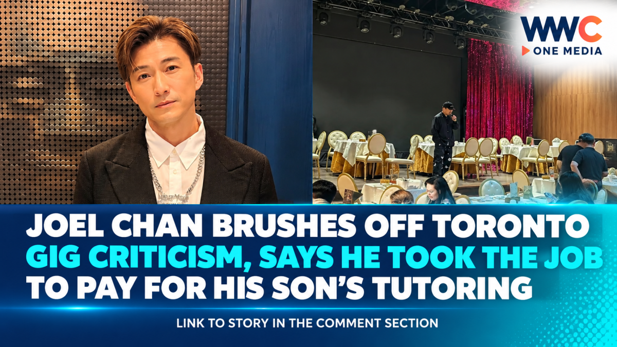 Joel Chan Brushes Off Toronto Gig Criticism, Says He Took the Job to Pay for His Son’s Tutoring