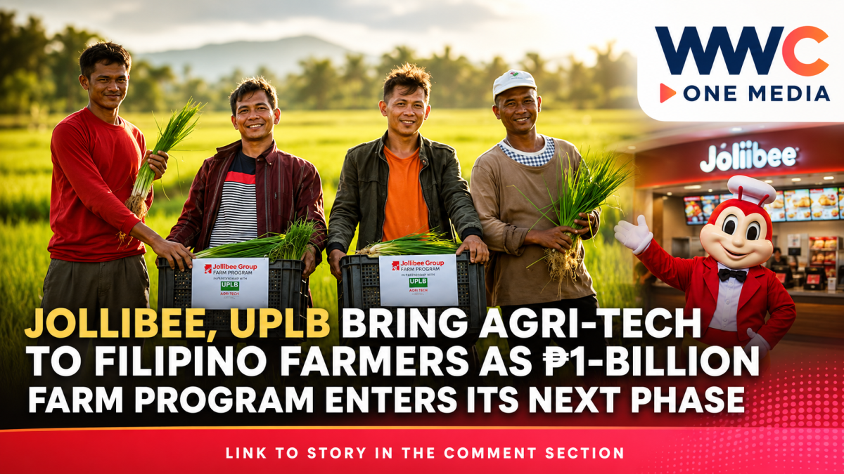 Jollibee, UPLB Bring Agri-Tech to Filipino Farmers as ₱1-Billion Farm Program Enters Its Next Phase