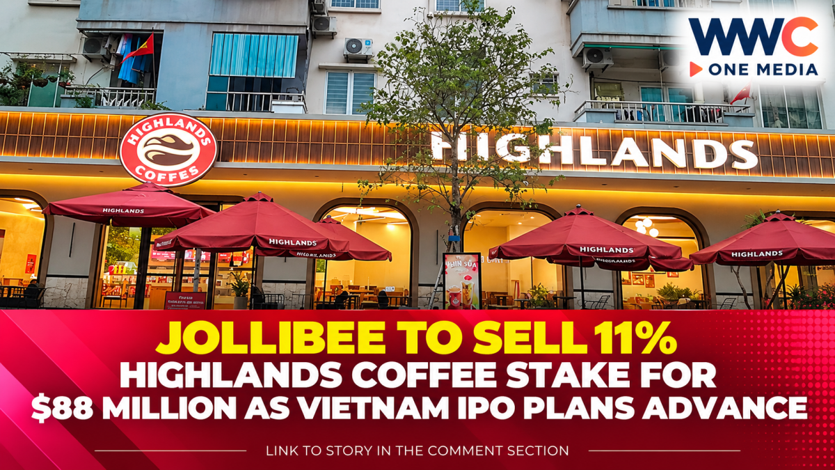 Jollibee to Sell 11% Highlands Coffee Stake for $88 Million as Vietnam IPO Plans Advance