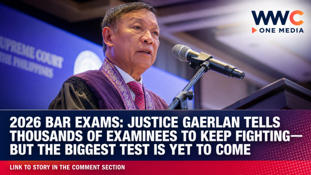2026 Bar Exams: Justice Gaerlan Tells Thousands of Examinees to Keep Fighting—But the Biggest Test Is Yet to Come