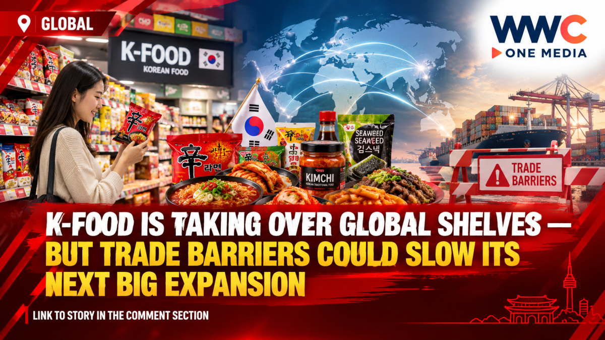 K-Food Is Taking Over Global Shelves — But Trade Barriers Could Slow Its Next Big Expansion